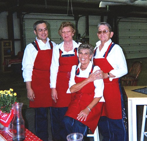 Bar-B-Que in Barn